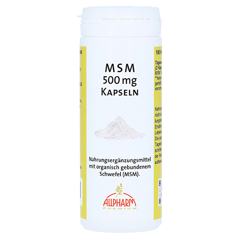 MSM Kapseln 500 mg 100 Stck
