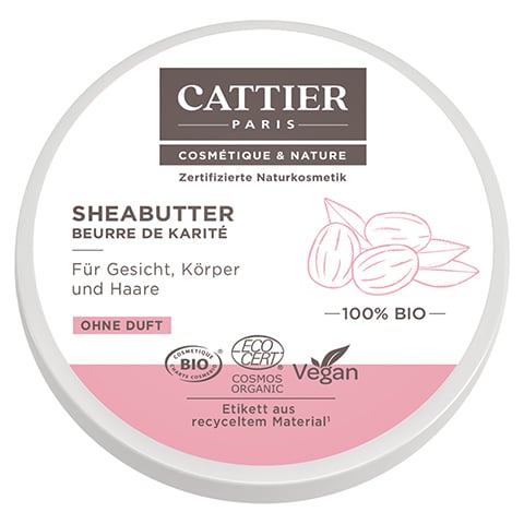 Cattier Sheabutter 100% biologisch 100 Gramm