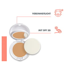 Avne Couvrance Kompakt Creme-Make-up mattierend honig 10 Gramm - Info 2