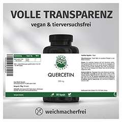 GREEN NATURALS Quercetin 500 mg hochdosiert Kaps. 180 Stck - Info 4