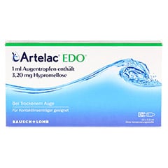 Artelac EDO Augentropfen, Tränenersatzmittel 10x0.6 Milliliter - Vorderseite