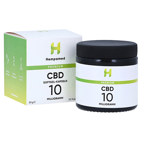 HEMPAMED Premium CBD Kapseln mit 10 mg CBD 60 Stck