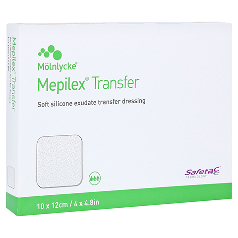 MEPILEX Transfer Schaumverband 10x12 cm steril 5 Stück
