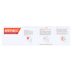 Elmex Kariesschutz Professional Zahnpasta 75 Milliliter - Rückseite