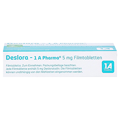 Deslora-1A Pharma 5mg 20 Stck N1 - Oberseite