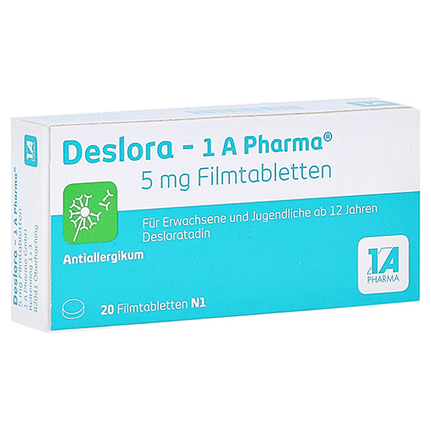 Deslora-1A Pharma 5mg 20 Stck N1