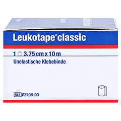 LEUKOTAPE Classic 3,75 cmx10 m wei 1 Stck - Rechte Seite