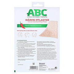 ABC Wärme-Pflaster Capsicum 11mg Hansaplast med 2 Stück - Rückseite