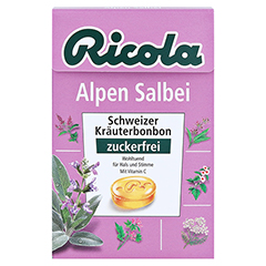 RICOLA o.Z.Box Salbei Alpen Salbei Bonbons 50 Gramm - Vorderseite