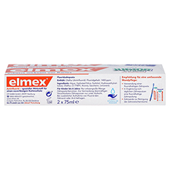 ELMEX Junior Zahnpasta Doppelpack 2x75 Milliliter - Unterseite