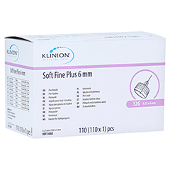 KLINION Soft fine plus Pen-Nadeln 6mm 32 G +Kanlen-Box