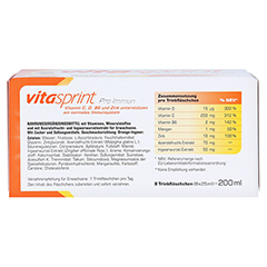 VITASPRINT Pro Immun Trinkflschchen 8 Stck - Unterseite