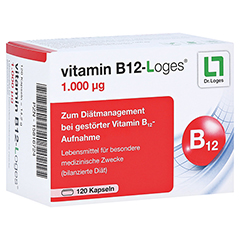 VITAMIN B12-LOGES 1.000 µg Kapseln 120 Stück