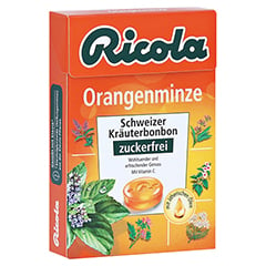 RICOLA o.Z.Box Orangenminze Bonbons 50 Gramm