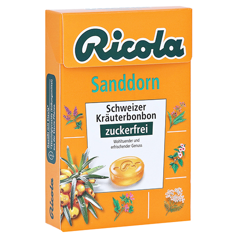 RICOLA o.Z.Box Sanddorn Bonbons 50 Gramm