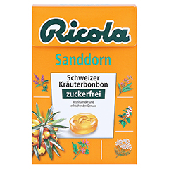 RICOLA o.Z.Box Sanddorn Bonbons 50 Gramm - Vorderseite