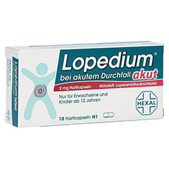 Lopedium akut bei akutem Durchfall 10 Stck N1