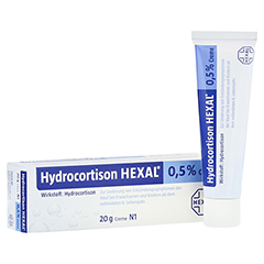 HYDROCORTISON HEXAL 0,5% Creme 20 Gramm N1