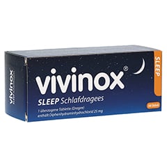 Vivinox SLEEP Schlafdragees bei Schlafstörungen & Einschlafproblemen