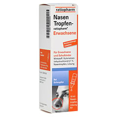 NasenTropfen-ratiopharm Erwachsene 10 Milliliter N1
