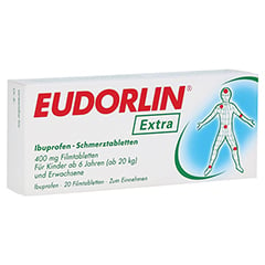 EUDORLIN Extra Ibuprofen-Schmerztabletten 20 Stück