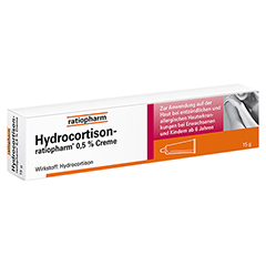 Hydrocortison-ratiopharm® 0,5 % Creme 30 Gramm N1