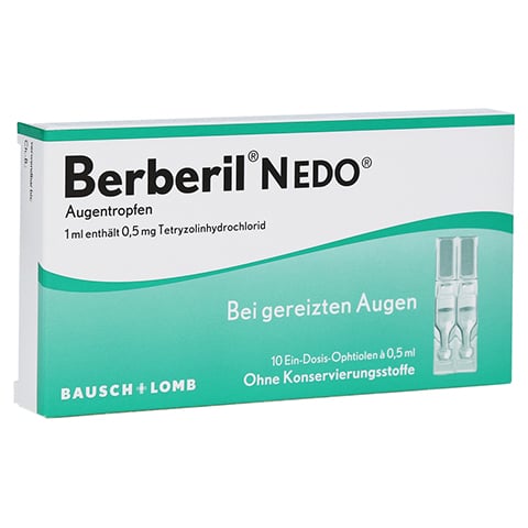 Berberil N EDO Augentropfen 10x0.5 Milliliter