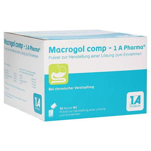 MACROGOL comp-1A Pharma Plv.z.Her.e.Lsg.z.Einn. 50 Stck N3