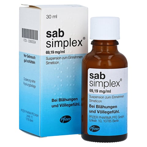 Sab simplex 69,19mg/ml Suspension zum Einnehmen 30 Milliliter N1