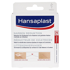 Hansaplast med Narben Reduktion Pflaster 21 Stück - Vorderseite