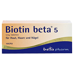 Biotin beta 5 100 Stck N3 - Vorderseite
