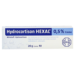 HYDROCORTISON HEXAL 0,5% Creme 20 Gramm N1 - Vorderseite