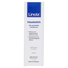 Linola Hautmilch 200 Milliliter - Vorderseite
