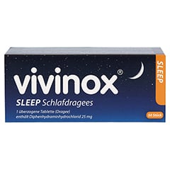 Vivinox Sleep Schlafdragees 50 Stück - Vorderseite