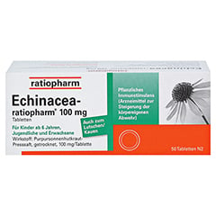 Echinacea-ratiopharm 100mg 50 Stück N2 - Vorderseite
