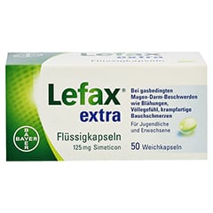 Lefax Extra Flüssigkapseln 50 Stück - Vorderseite