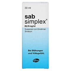 Sab simplex 69,19mg/ml Suspension zum Einnehmen 30 Milliliter N1 - Vorderseite