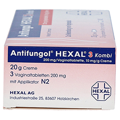 Antifungol HEXAL 3 Kombi 1 Packung N2 - Linke Seite