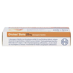 Diclac Dolo 25mg 20 Stck - Oberseite