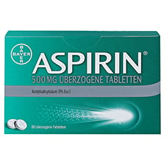 Aspirin 500mg 80 Stck - Vorderseite