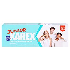 KAREX Junior Zahnpasta 65 Milliliter - Vorderseite