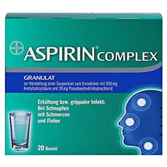ASPIRIN COMPLEX 20 Stück N2 - Vorderseite