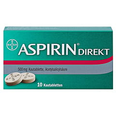 Aspirin Direkt 10 Stck N1 - Vorderseite