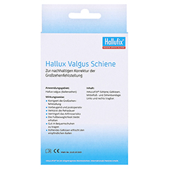 HALLUFIX Hallux Valgus Fuschiene Gr.36-42 1 Stck - Rckseite