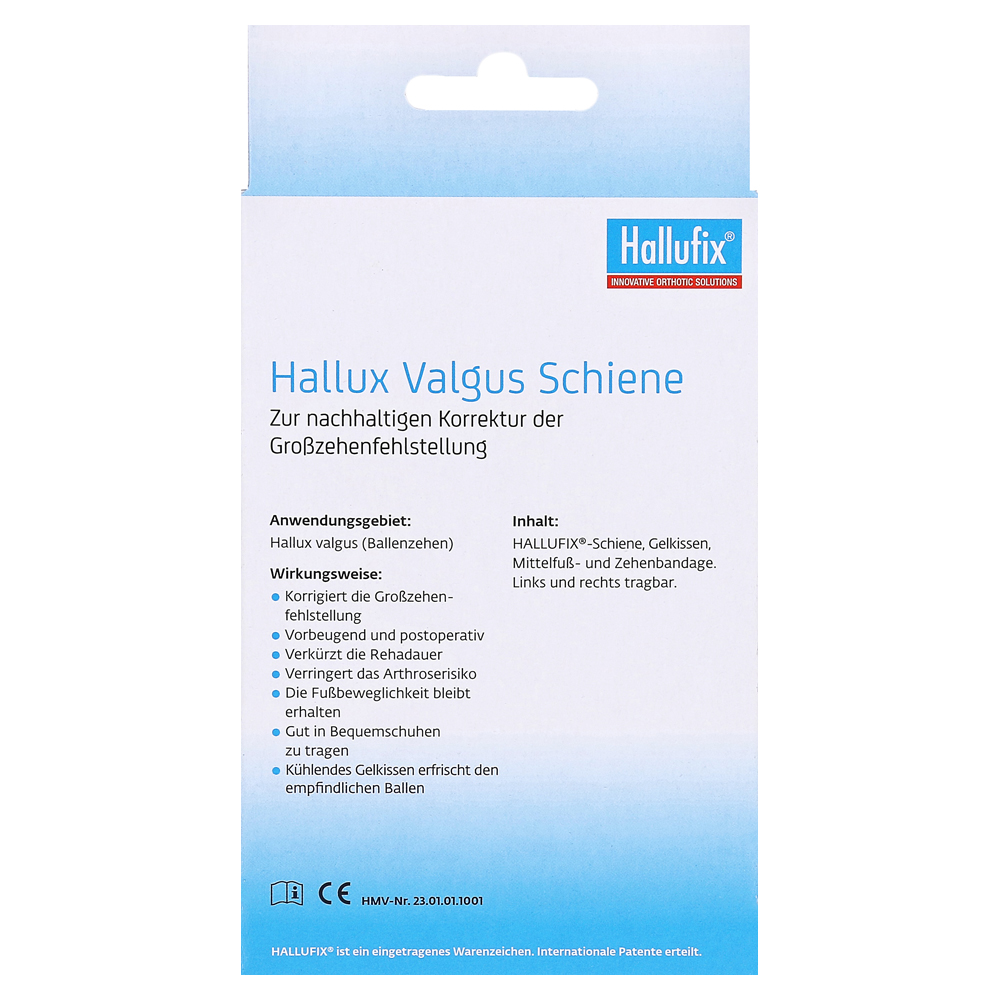 Erfahrungen zu HALLUFIX Hallux Valgus Fußschiene Gr.36-42 1 Stück