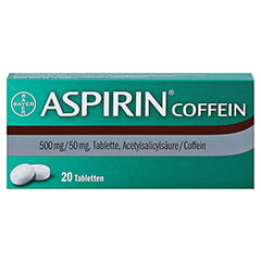 Aspirin Coffein 20 Stück - Vorderseite