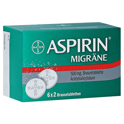 Aspirin Migräne 12 Stück
