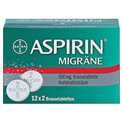 Aspirin Migräne 24 Stück - Vorderseite
