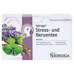 Sidroga Stress- und Nerventee 20x2.0 Gramm - Vorderseite