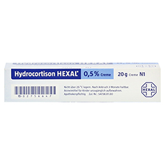 HYDROCORTISON HEXAL 0,5% Creme 20 Gramm N1 - Unterseite